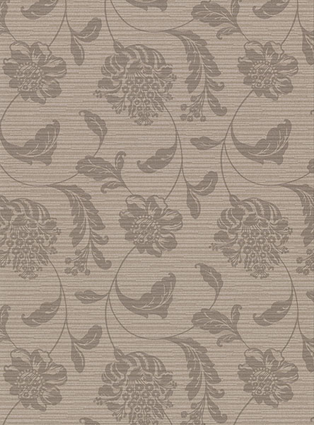 Holiday Brown Jacobean Wallcovering