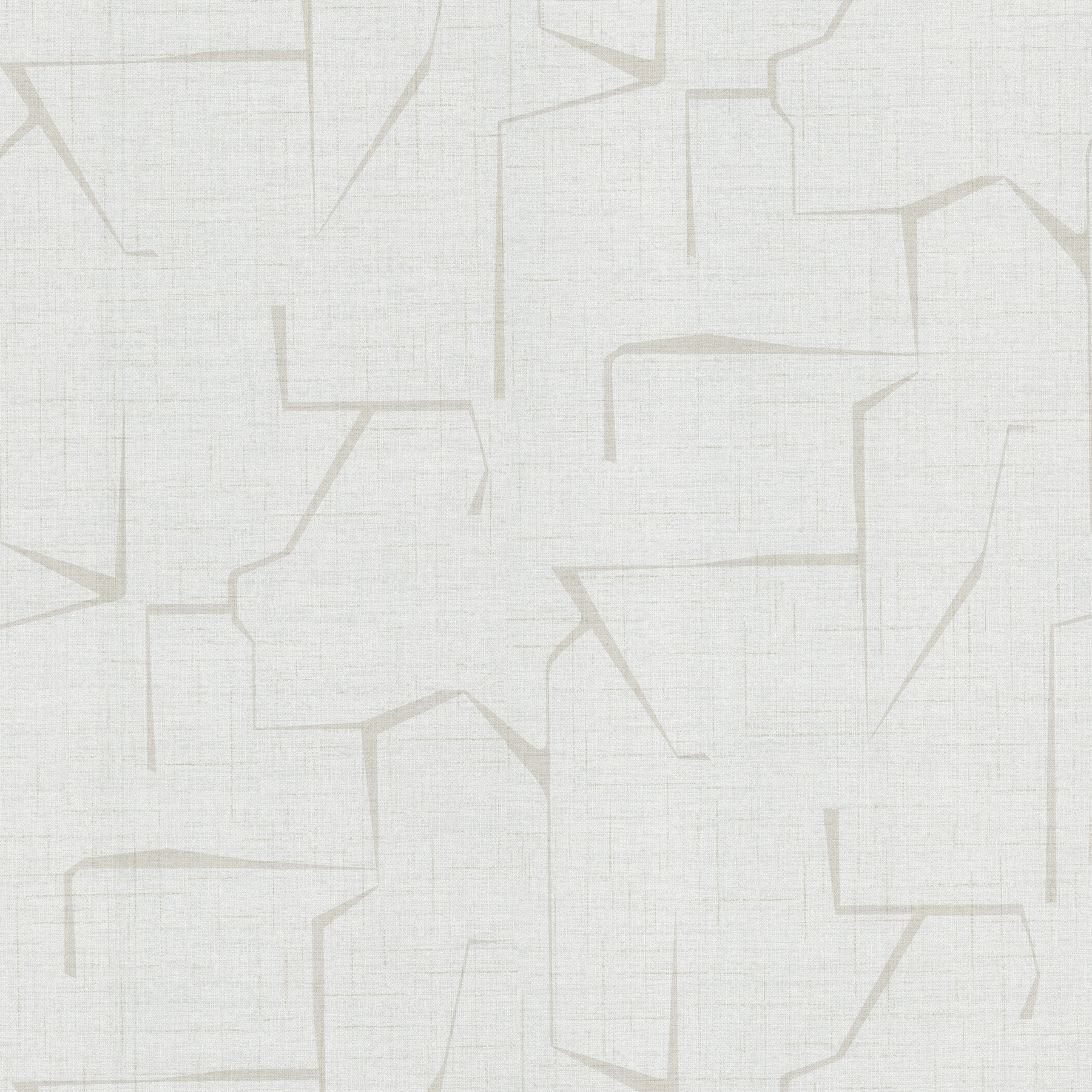 Lyle Off-White Abstract Geometric Wallcovering