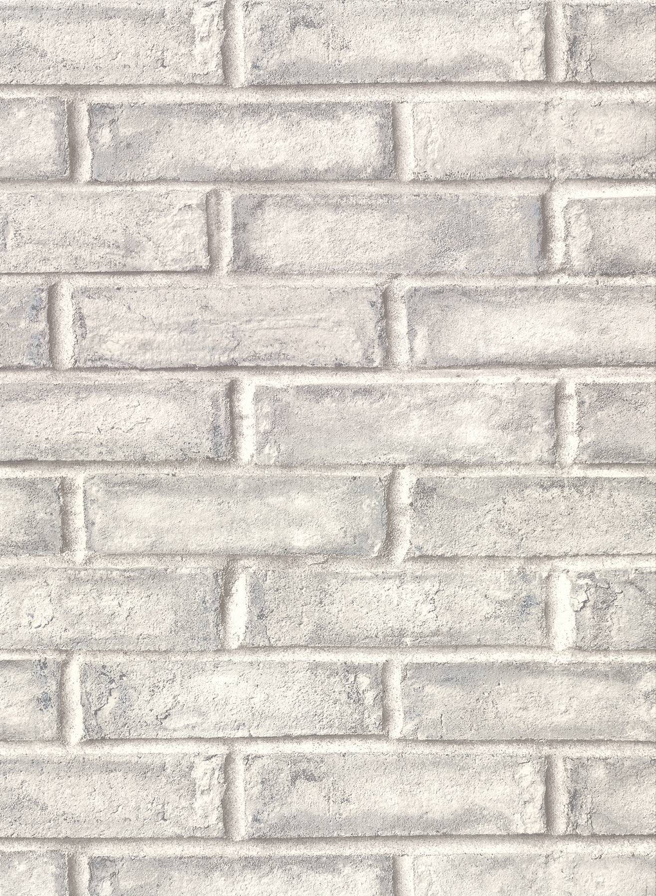 Appleton Grey Faux Weathered Brick Wallcovering