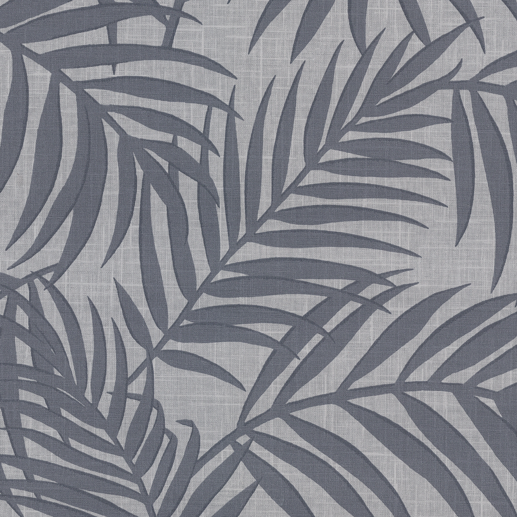 Lanai Pewter Fronds Wallcovering