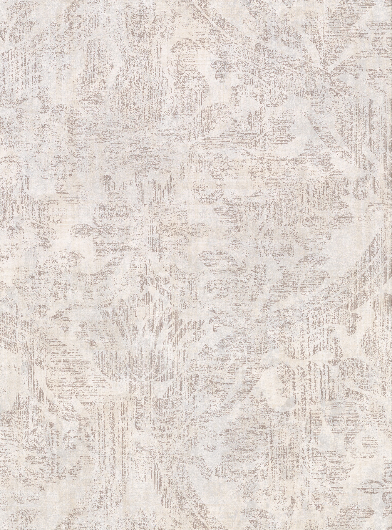 Abigail Cream Damask Wallcovering
