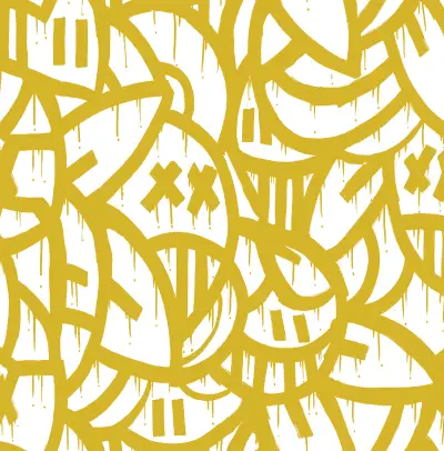 Yellow Bold Arrangements Peel & Stick Wallpaper