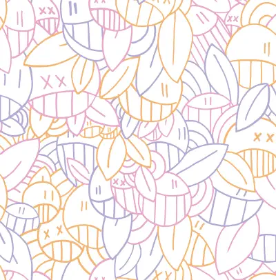 Multi Warm Floral Sequence Peel & Stick Wallpaper