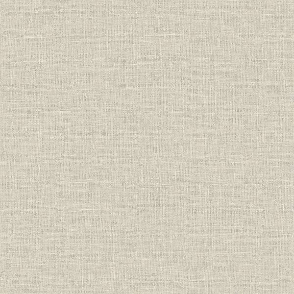 Paulette Neutral Linen Texture Wallpaper