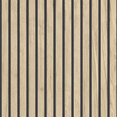 Panacea Light Brown Wood Wallpaper