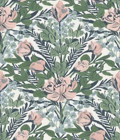 By Dylan M Peel and Stick Wallpaper by NuWallpaper and Brewster