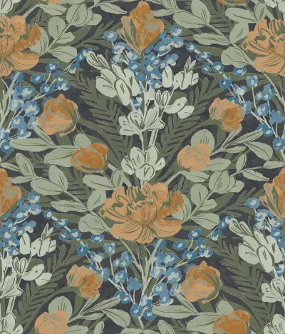 By Dylan M Peel and Stick Wallpaper by NuWallpaper and Brewster