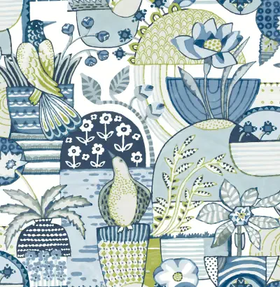 Caroline et Bettina Peel and Stick Wallpaper by NuWallpaper and Brewster