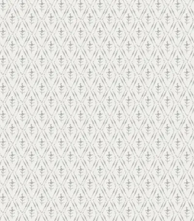Tillie Grey Diamond Floral Wallpaper