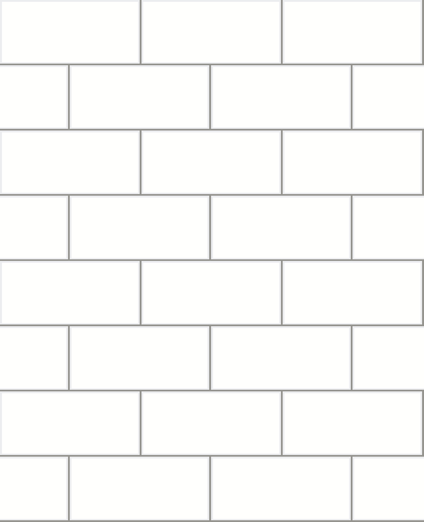 Easton Off-White Subway Tile Wallpaper