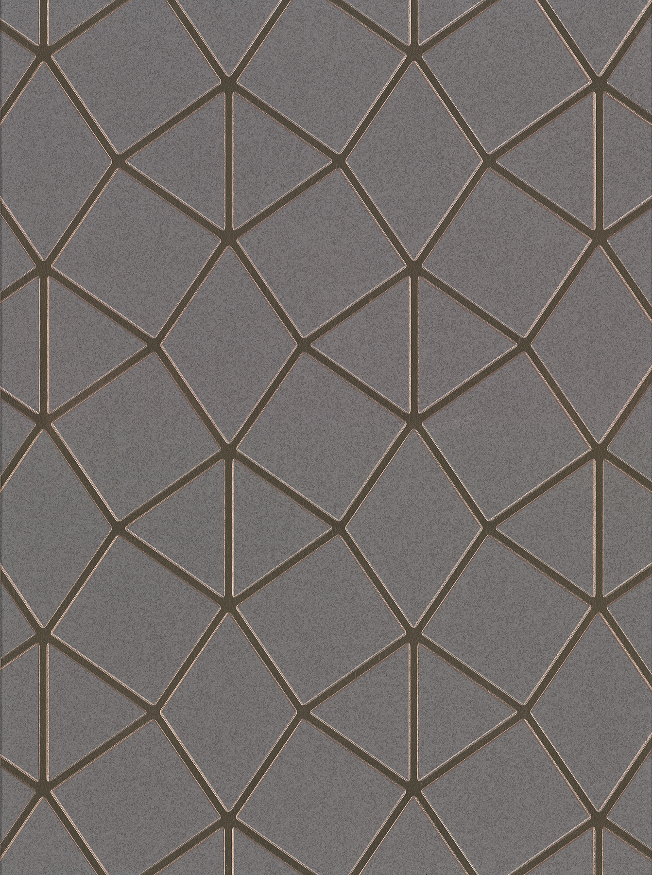 Albion Taupe Geometric Wallpaper