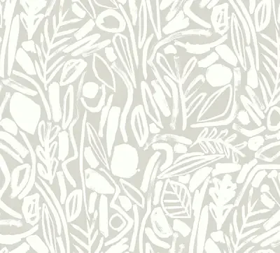 Verdure Stone Painted Botanical Wallpaper