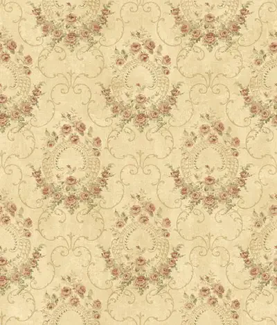 Georgiana Red Tearose Wallpaper