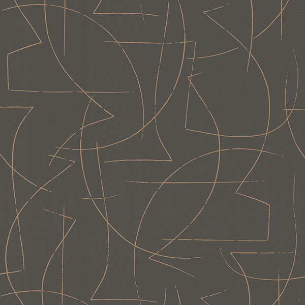 Enzo Pewter Abstract Wallpaper