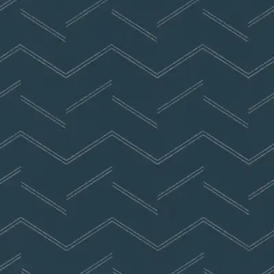 Aviator Indigo Abstract Chevron Wallpaper