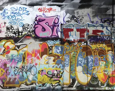 Graffiti Wall Mural