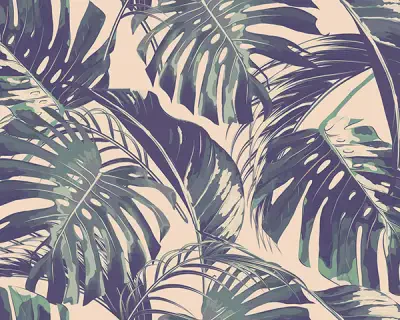 Palm Leaves Wall Mural