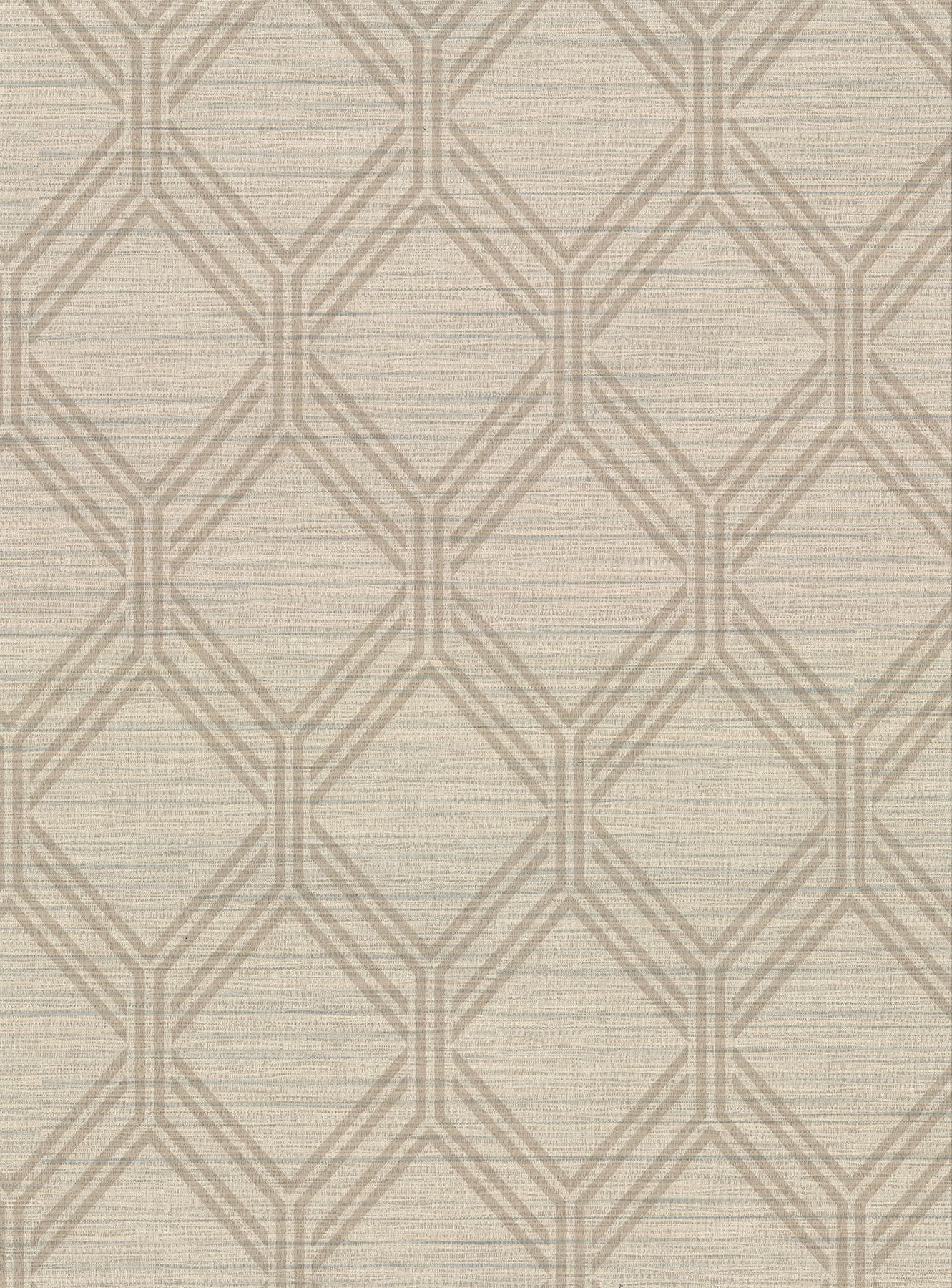 Vaughan Wheat Geometric Wallpaper