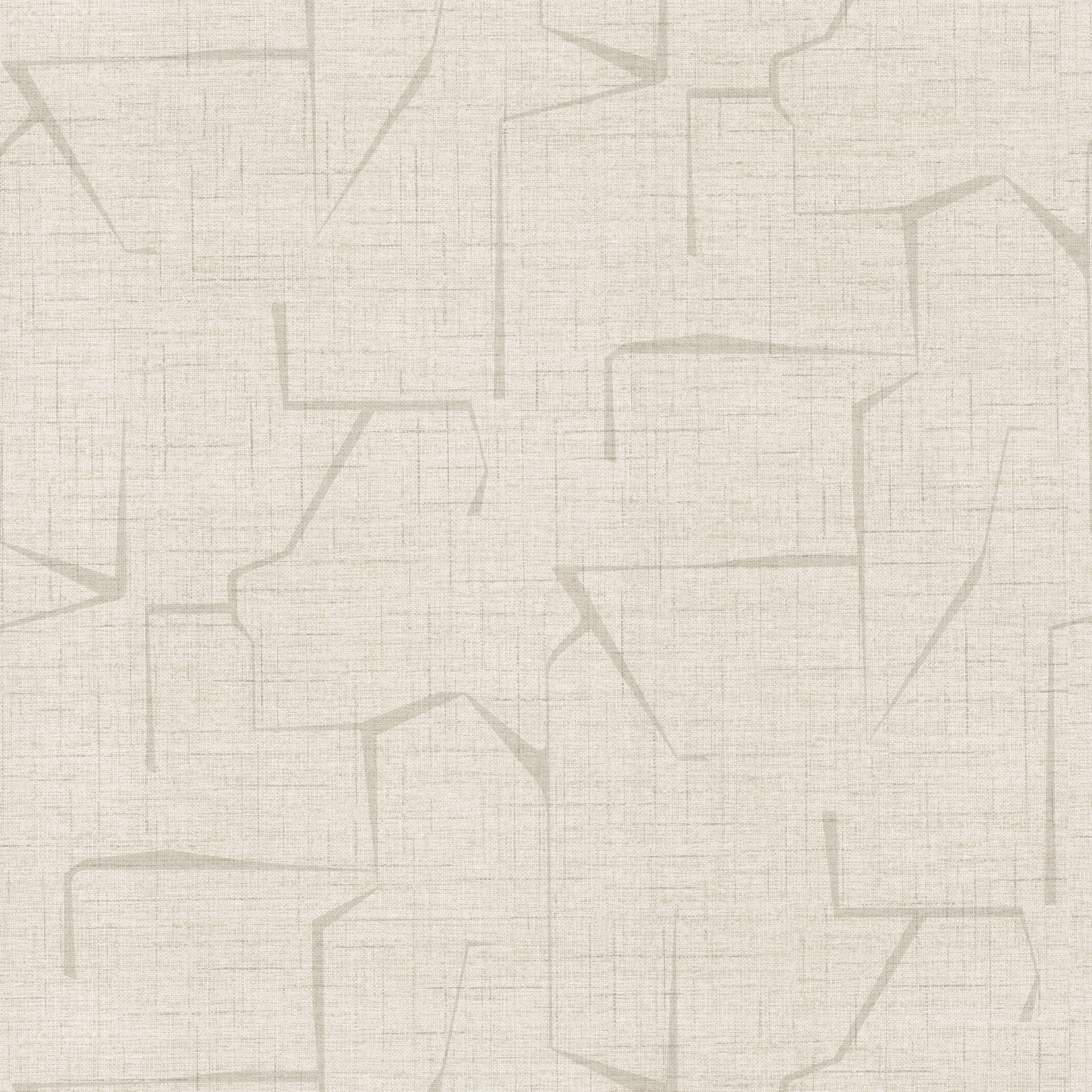 Lyle Beige Abstract Geometric Wallpaper