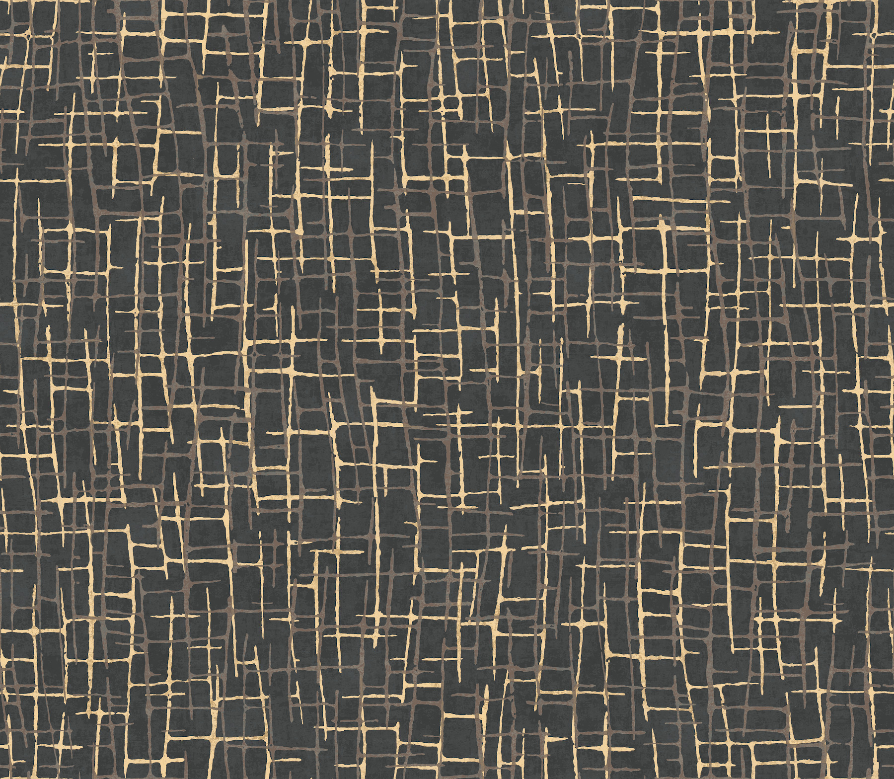 Rian Black Linear Abstract Wallpaper