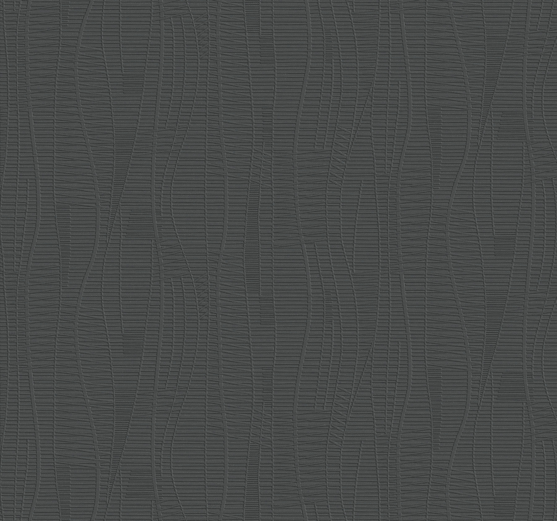 Amir Black Embossed Wallpaper