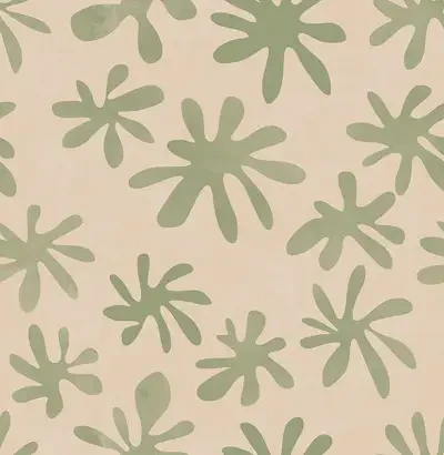 Blush and Sage Field of Flowers Peel & Stick Wallpaper