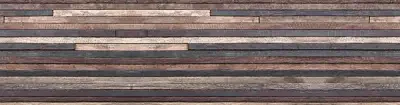 Wood Strips Backsplash