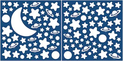 Deep Space Glow In The Dark Wall Decals