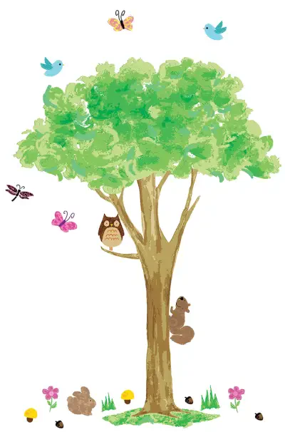 The Friendly Forest Wall Art Kit