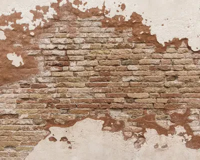 Distressed Brick Wall Mural
