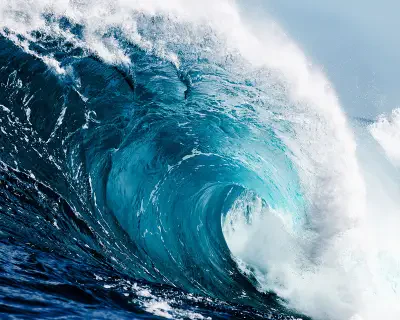 Ocean Waves Wall Mural