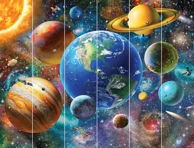 Solar System Wall Mural 