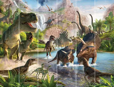 Dinosaur Land Wall Mural