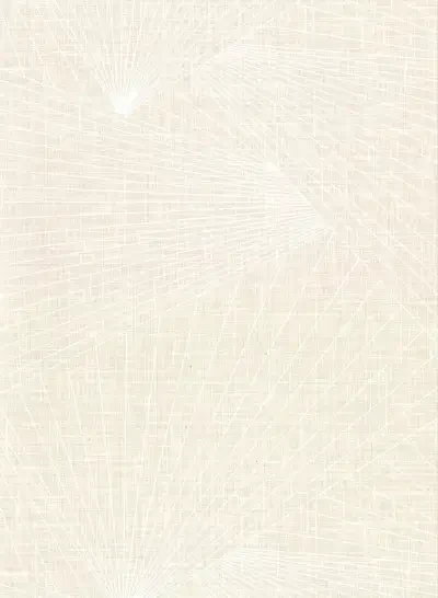 Berkeley Cream Geometric Faux Linen Wallpaper
