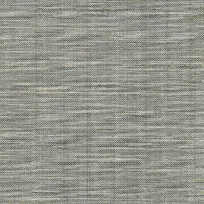 Bay Ridge Grey Linen Texture Wallpaper