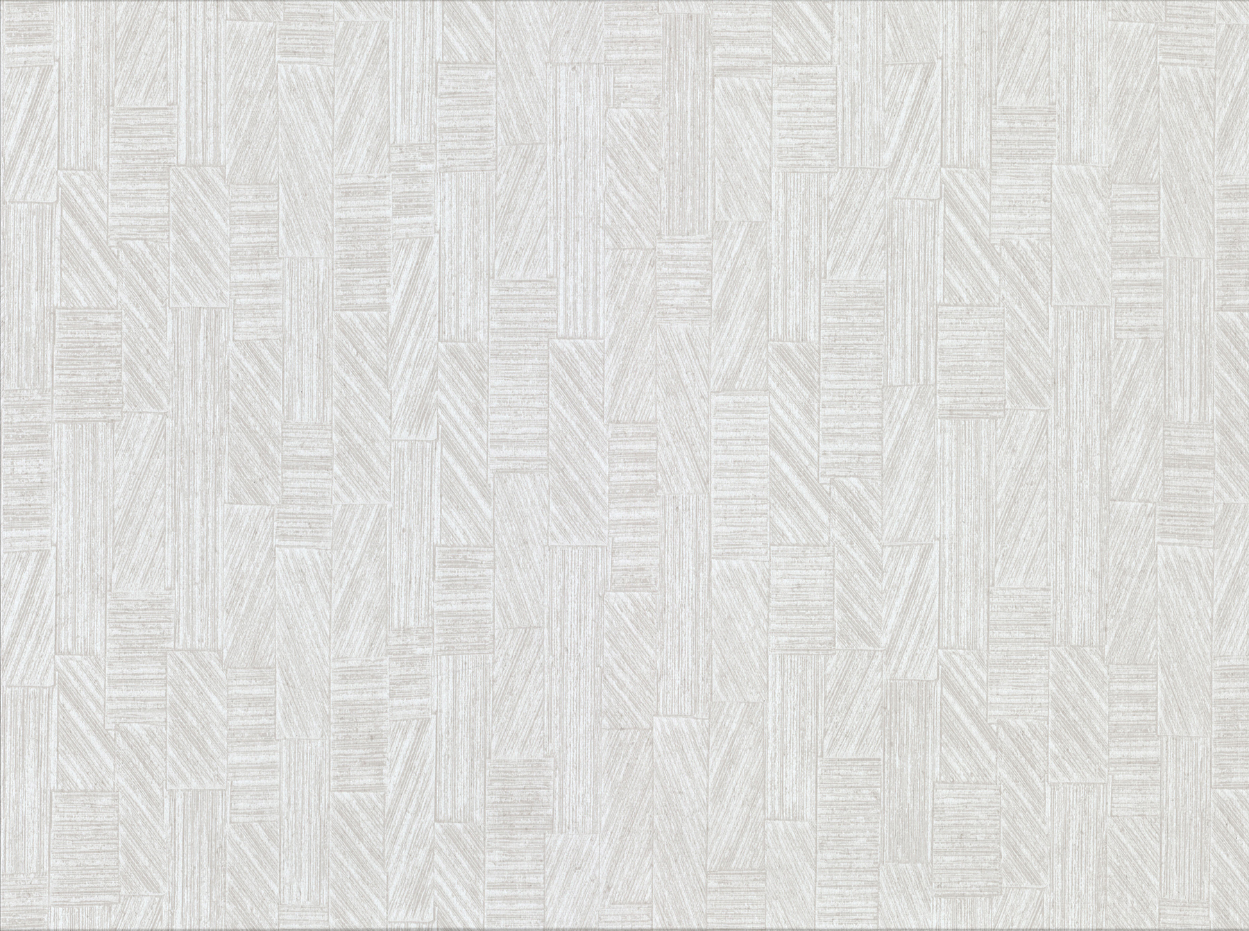Kensho Off-White Parquet Wood Wallpaper