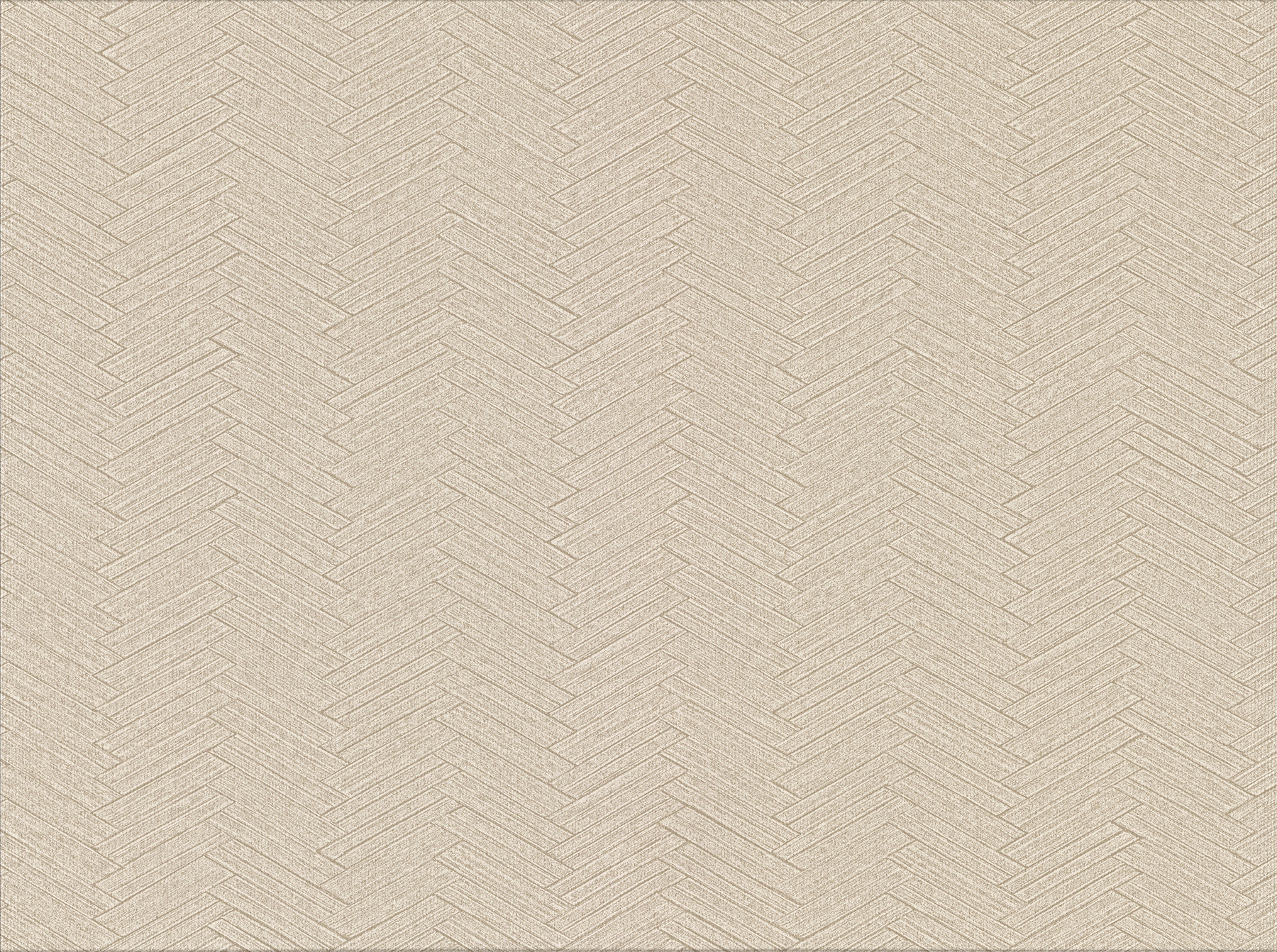 Karma Beige Herringhone Weave Wallpaper