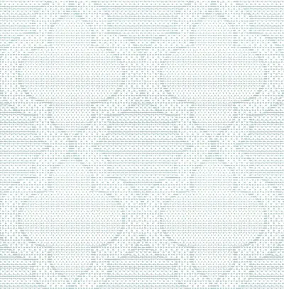 Ernest Blue Quilted Quatrefoil Wallpaper