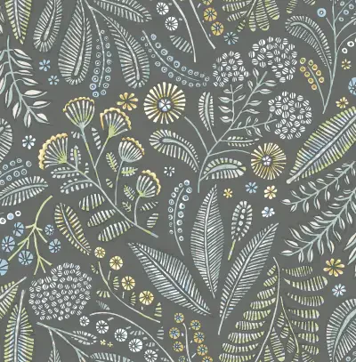 Briar Grey Floral Wallpaper