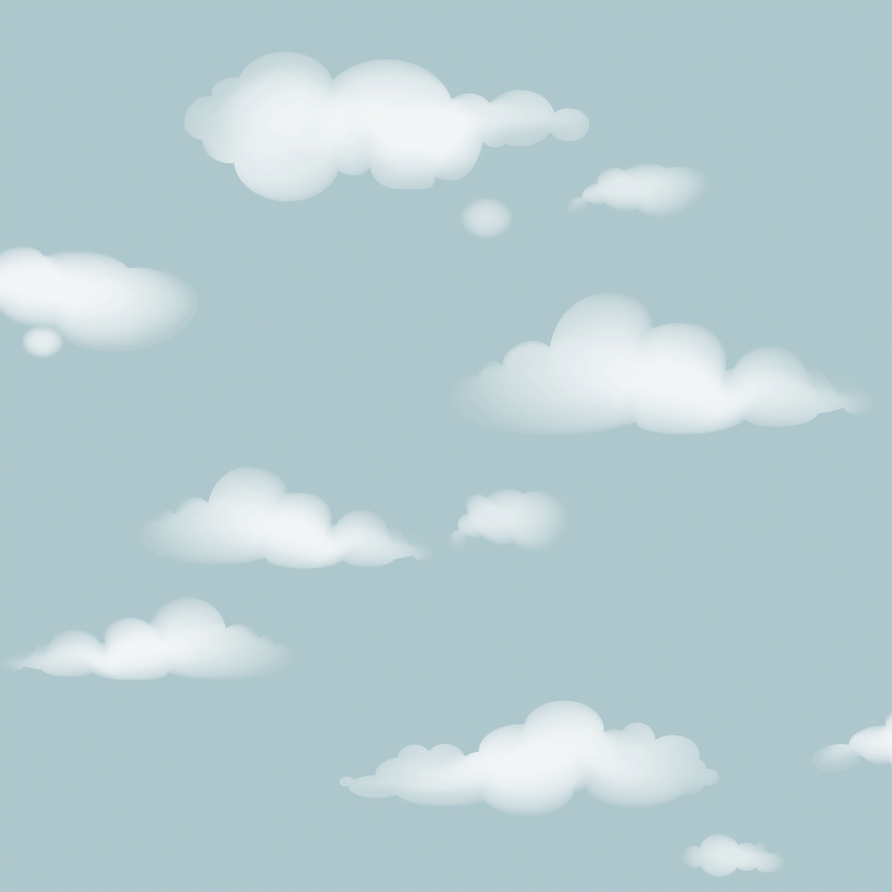 Cloudy Sky Blue Scenic Wallpaper