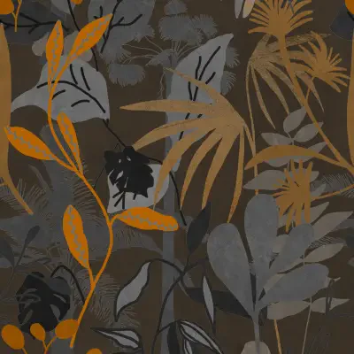 CARIBBEAN GARDEN Dark Brown