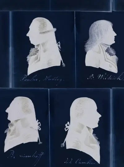 Dutch Portraits Blue  