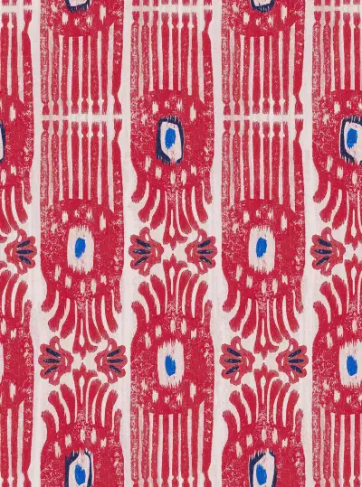 IKAT Raspberry Ripple Red