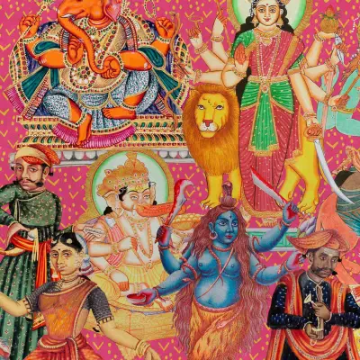 NIRVANA Pink, Yellow, Blue, Green