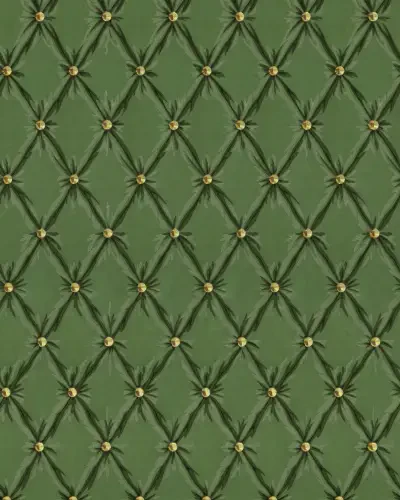 Tufted Panel Forest Green