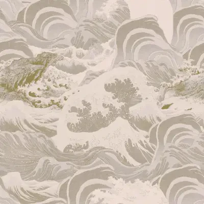 SEA WAVES Neutral Grey