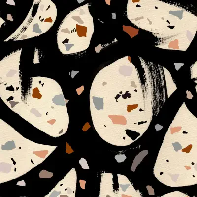 TERRAZZO Grey, Brown, Black