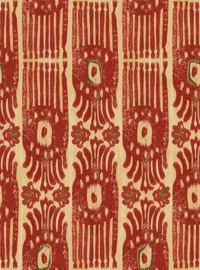 TRIBAL IKAT Lava Red Red