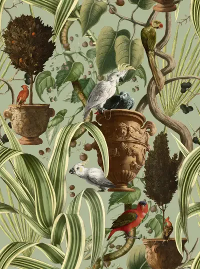 EXOTIC MENAGERIE Light Green