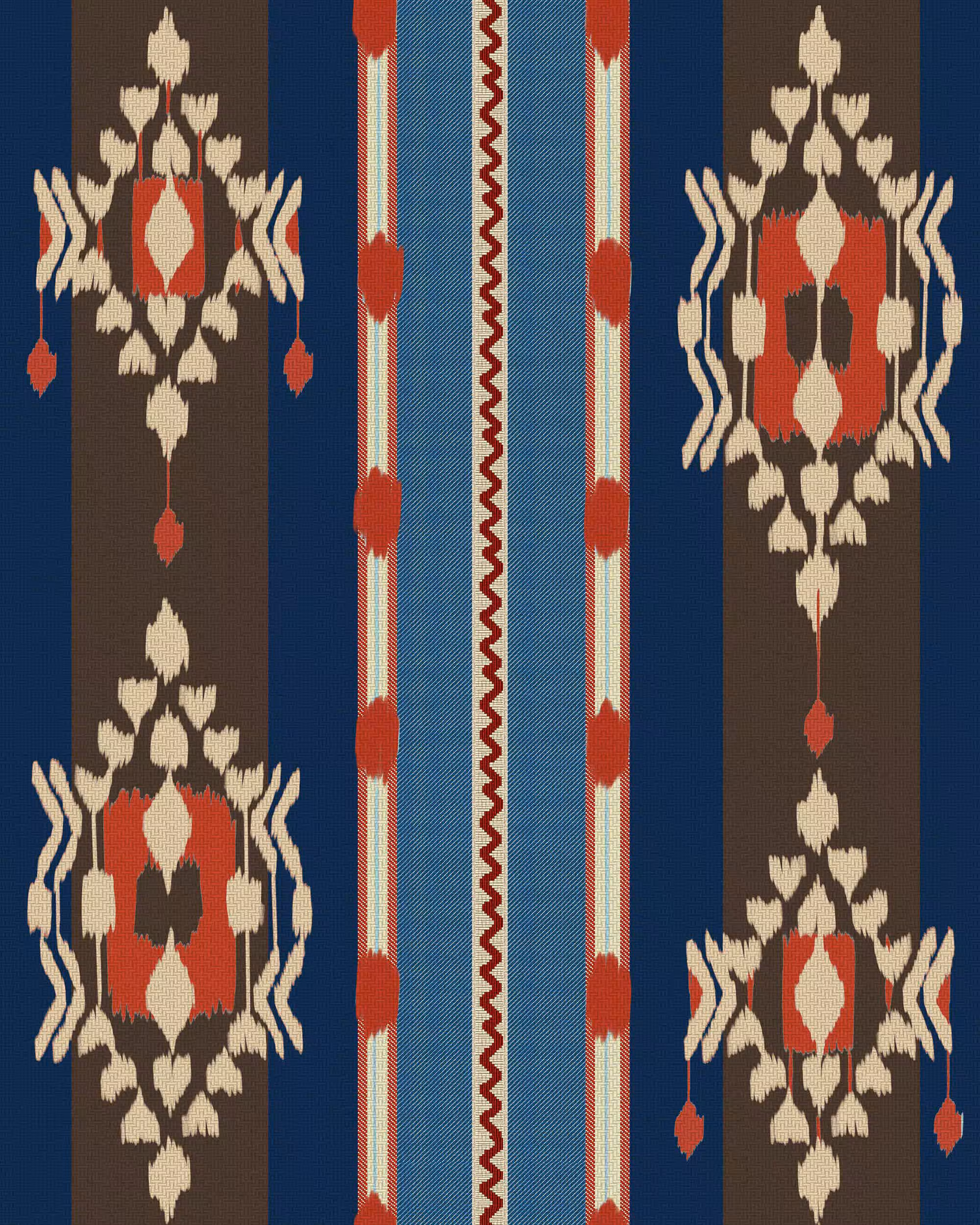 King's Ikat Wallpaper